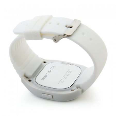 Rwatch M26S 1.44" IP57 Smart Bluetooth Watch with Mic Pedometer Push Messages White
