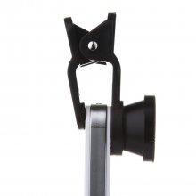 3 In 1 Universal Clip Mobile Phone Lens for Mobile Phones iPhone 4 4S iPad Black