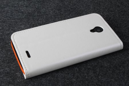 Protective PU Leather Flip Case for Cubot S222 Smartphone White
