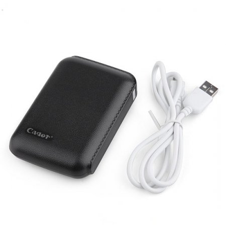 Cager B15 7200mAh Dual USB Power Bank for iPhone iPad Smartphone Black