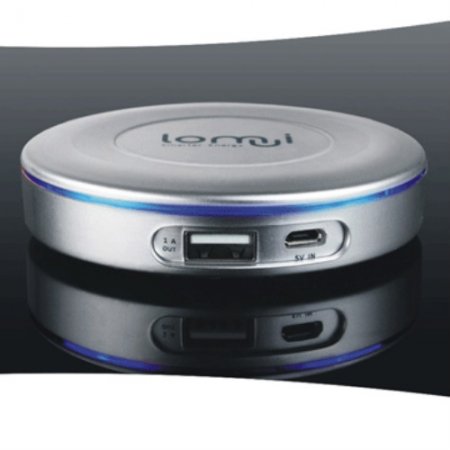 Lomui L441 4400mAh Circular Rotation Power Bank for Mobile Phone iPhone4 iPad 2 Color Random