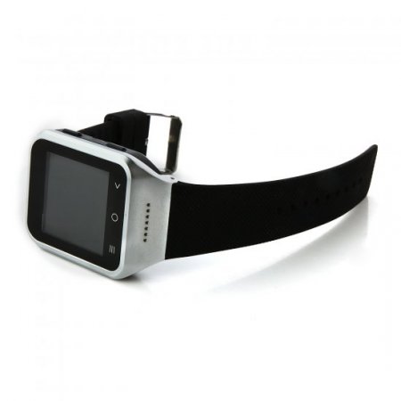 ZGPAX S8 Watch Phone Android 4.4 MTK6572W Dual Core 1.54 Inch 3G 512MB 8GB GPS Silver