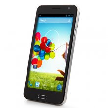 Tengda T94 Smartphone Android 4.2 MTK6589 Quad Core 1G 4G 5.0 Inch HD Screen 8.0MP Camera- Black & White