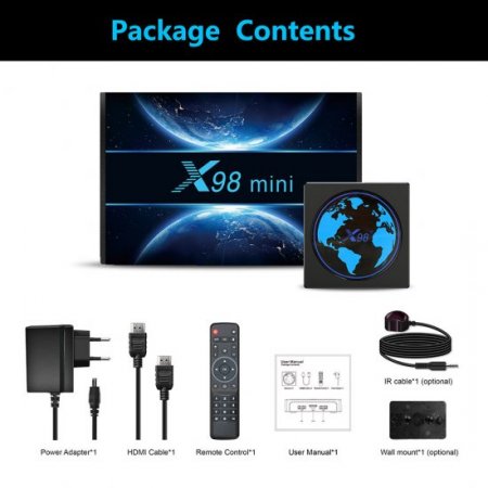 X98 mini QHDTV Smart TV Box Amlogic S905W2 Android 11 IPTV Box