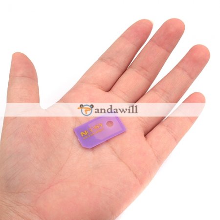 Micro SIM Adapter Purple for All Cell Phone Color Random