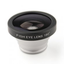 H8002 Clip Fish Eye Lens Detachable Lens for Mobile Phone Tablet PC