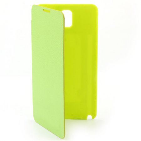 Portable Leather Flip Case Cover for Samsung Galaxy Note III Green