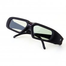 SG08-BT 3D Active Shutter Glasses LCD Lens for TV Projectors Support Bluetooth Black