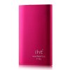 IHT P-6S 6600mAh Power Bank with 3-in-1 USB Cable for Smartphone Rose