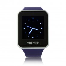 MIFone W15 2.5D Sapphire Glass Smart Bluetooth Watch 1.5"Screen TPSiV Safe Strap Purple