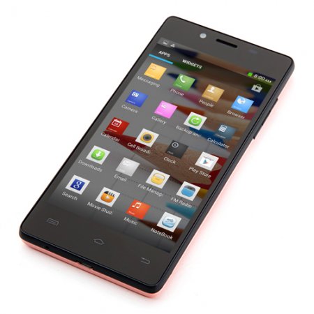 XIAOCAI X9S Smartphone Android 4.2 MTK6582 Quad Core 1.3GHz 1GB 4GB 4.5 Inch 8.0MP Camera -Pink