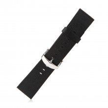 Top Layer Leather Buckle Watch Bands Straps For Apple Watch 38mm&42mm Black