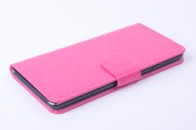 Leather Flip Cover Case Stand for Elephone G7 Smartphone Rose