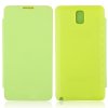 Portable Leather Flip Case Cover for Samsung Galaxy Note III Green