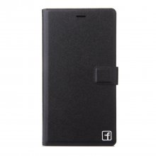 Fashion Leather Flip Cover Stand Case for MEIZU MX4 Pro Smartphone Black