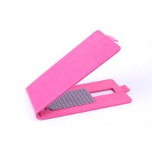 Leather Flip Cover Case Stand for Leagoo Lead 1 Smartphone Pink
