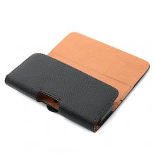 Magnetic Closure Protective Leather Case Cover for Hero V6888 Smartphone Black