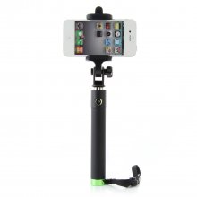 Dispho Original Bluetooth Selfie Stick Integrated Foldable Smart Shooting Aid Green