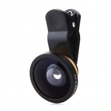 OD-005 Super Wide 0.4X Detachable Lens for Digital Camera & Smartphone Golden