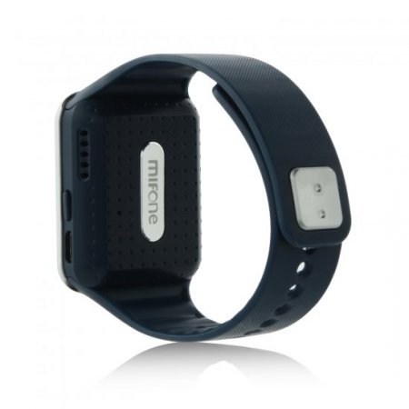 MIFone W15 2.5D Sapphire Glass Smart Bluetooth Watch 1.5" Screen TPSiV Safe Strap Blue