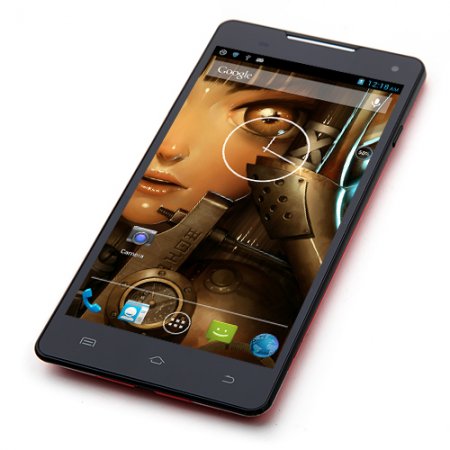 S8 Smartphone Android 4.2 MTK6589 Quad Core 6.0 Inch HD Screen 3G Gesture Sensing 1GB 16GB -Red