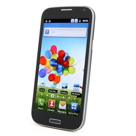 I9500JK Smartphone Android 2.3 MTK6515 1.0GHz WiFi 5.0 Inch Capacitive Screen- Black