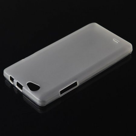 Original Protective Silicon Back Cover Case For THL 5000 Smartphone White