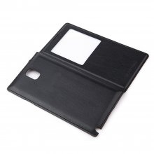 Protective Flip Cover Case for Samsung GALAXY Note 3 Smartphone Black