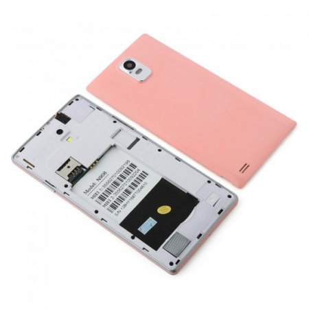 Tengda N908 Smartphone Android 4.4 MTK6572W 5.0 Inch 3G GPS Smart Wake Pink