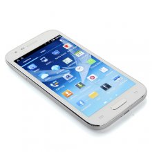 I9500 Smartphone Android 2.3 OS SC6820 1.0GHz 5.0 Inch Camera- White