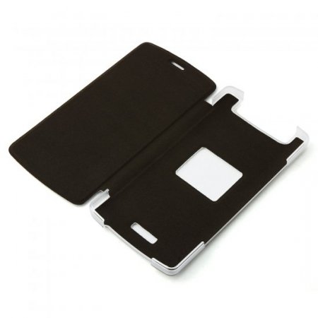 Original Protective Leather Flip Case Cover for iNew V8 Smartphone - white