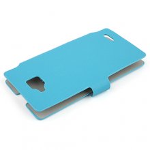Protective Leather Case Cover for JIAYU G3C G3S G3T G3 Smartphone Blue