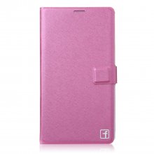 Flower Show Leather Flip Cover Stand Case for Samsung Note 4 9106 Smartphone Rose