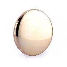 Fashion Lady Cosmetic Mirror 7000mAh USB External Power Bank for Smartphones Gold