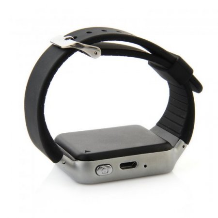 S39 Smart Watch Phone 1.54 Inch Touch Screen Bluetooth Camera FM Black+Silver