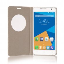 Original Protective Case S-View Flip Cover for DOOGEE Iron Bone DG750 Smartphone White