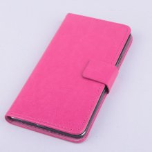 Flip Leather Cover Stand Case for ECOO E02 Pro Shinning Smartphone Rose