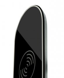 UP3 Portable Arc-shaped Qi Wireless charging Transmitter with LED Indicator 5W Black