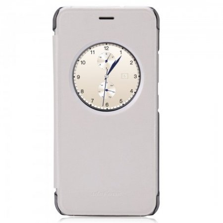 Original Protective Case S-view Flip Cover Case for ulefone Paris Smartphone- White