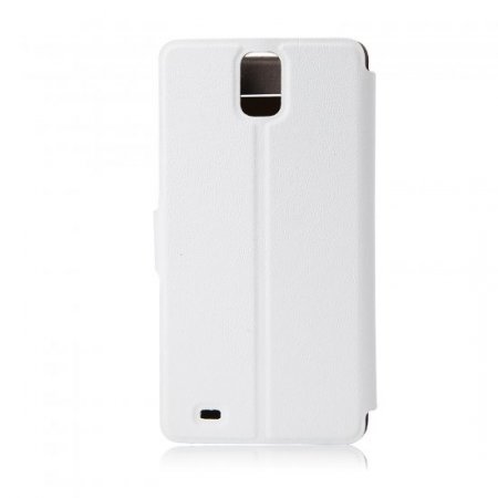 Flip Cover Case White & Screen Protector for W-5000 Smartphone