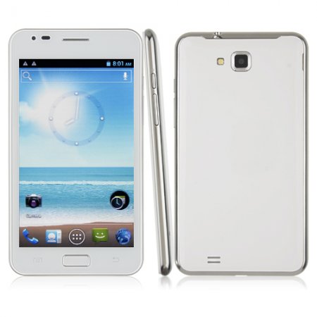 Haipai I9220 Smart Phone Android 4.0 OS MTK6575 1.0GHz 3G GPS WiFi 5.2 Inch- White
