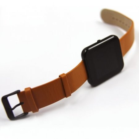 Zeblaze Rover Smart Watch Toughened OGS Panel MTK2501 BT4.0 Premium Leather Strap Black