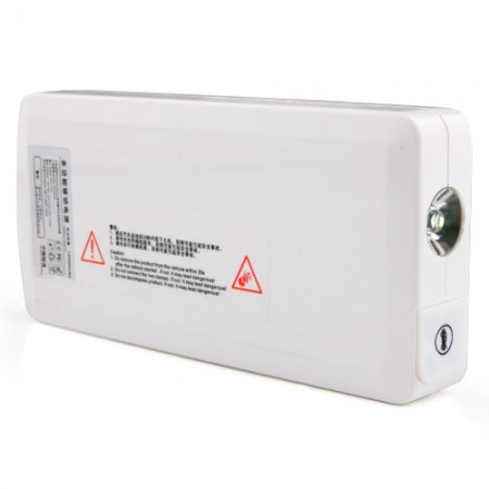12000mAh Multi-function Automobile Igniter Power Bank for Sedan iPhone iPad White