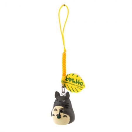 Funny and Vivid Totoro Style Resin Cellphone Pendant with Yellow Strap