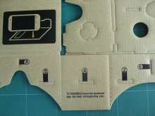 DIY Google Cardboard Virtual Reality 3D Christmas Skin Version Glasses for Smartphones