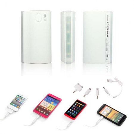 External Battery Charger 5200 mAh Power Bank for All Mobile Phones and Tablets