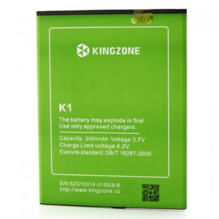 KINGZONE K1 Smartphone 2GB 16GB Wireless Charging MTK6592 5.5 Inch LTPS FHD NFC Black