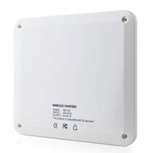 QI 6.6 Inch 2-in-1 Wireless Charger for QI Standard Smartphone White