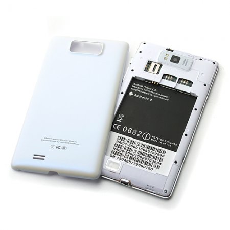 C3 Smartphone 6.0 Inch Large Screen Android 4.2 MTK6577 Dual Core 3G GPS