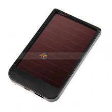 P1100F Solar Mobile Charger Bulit-in1500Amh Lithium Battery Black Color
